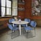 Regency Kahlo Round Table & Chair Sets, 48 W, 48 L, 29 H, Wood, Metal, Polypropylene Top, Maple TPL48RNDPLCM44BE - alternate 4